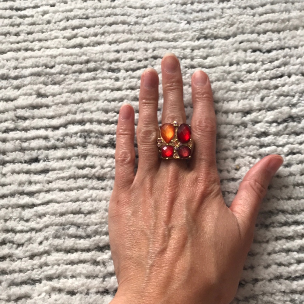 Gemstone statement ring